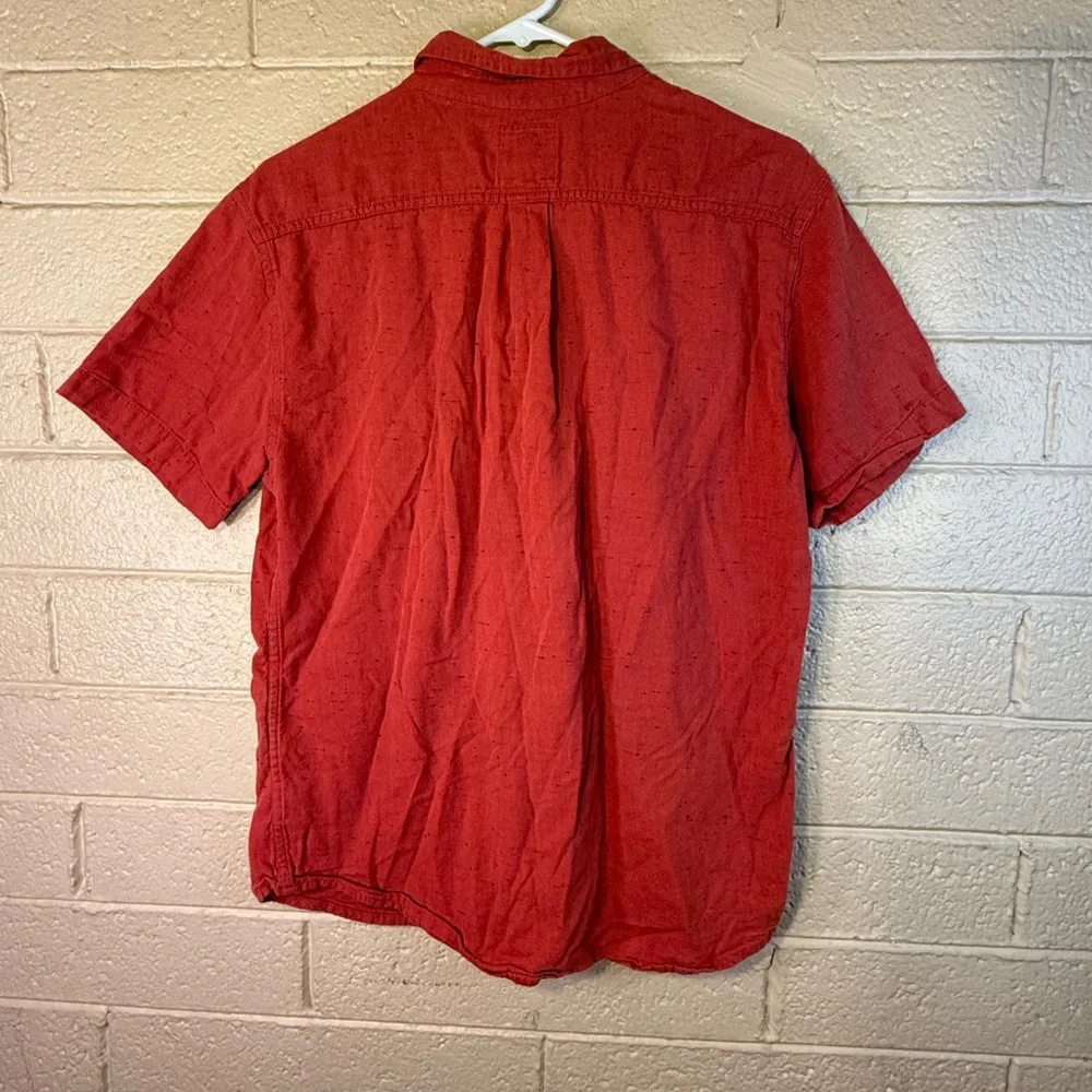 Levi's strauss & co Men's Casual Red Button Down Shirt